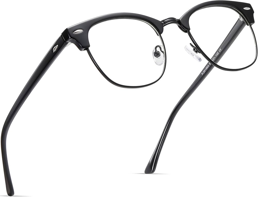 The Executive // Semi-Rimless Browline Frames