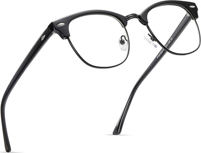 The Executive // Semi-Rimless Browline Frames