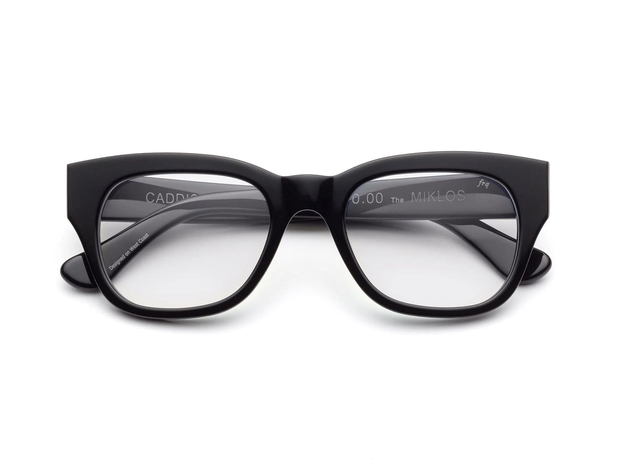 Bold Black Square Eyeglasses Frame
