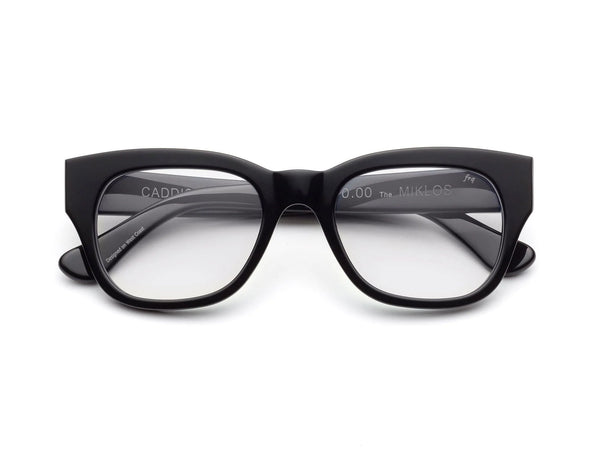 Bold Black Square Eyeglasses Frame