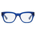 Cobalt Muse // Chunky Winged Optical Frames