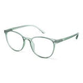 Transparent Mint Square Eyeglasses Frame